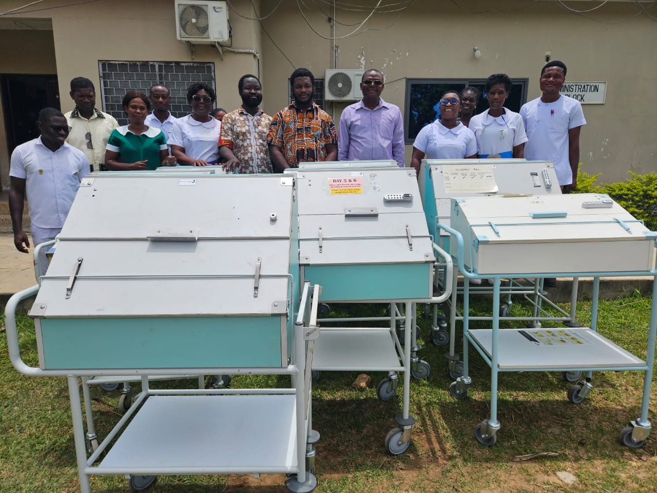 Kandit Standard School-Bibiani Donates 10 Medication Trolleys to Bibiani Municipal Hospital