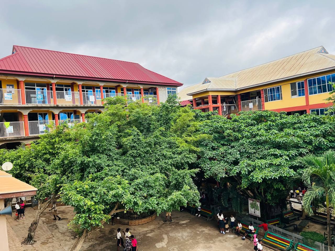 Serene campus environment